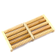 5 Rows Double-Sided Wood Foot Massage Roller 29*15cm