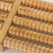 5 Rows Double-Sided Wood Foot Massage Roller 29*15cm