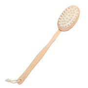 Cellulite Massage brush with Long Wood Handle