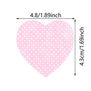 Lint Free Cotton Pads | Heart Shaped | 200 Pieces