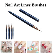 Cowsar Fine Line Nail Art Liner Brush with Cap