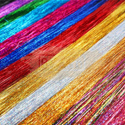 Hair Tinsel | Shiny Fairy Extensions Sparkly Strands 120Cm