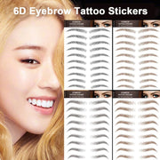 Eyebrow Tattoo Stickers | Black 03