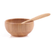 Bamboo Facial Bowl with Spatula | 6.5cm