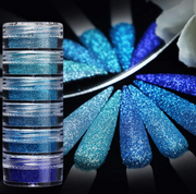 6pcs Fine Sugar Powder Nail Glitter Set | 13