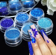 6pcs Fine Sugar Powder Nail Glitter Set | 13