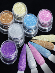 6pcs Fine Sugar Powder Nail Glitter Set | 9