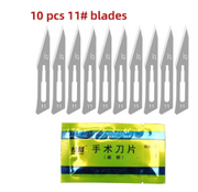 10pcs Replacement Blade No.11 for Scalpel Knife