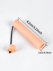 10pcs No Heat Hair Perm Rods With Elastic Rubber Band | 2*8.3cm