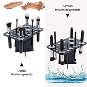 26 Holes Make Up Brush Drying Rack Organizer