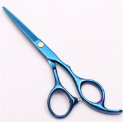 Barber Scissors | Hair Cutting Shears | 6" | Blue