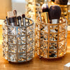 Crystal Makeup Brush Holder | Round | Diamond Decoration (holder only)