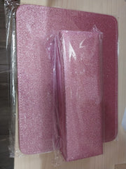 Glitter Hand Rest Pillow & Mat (set) | Pink