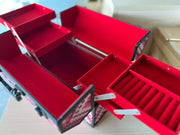 Makeup Cosmetic Organizer Box | Snakeskin | 32*18*23cm