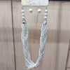 Fashion Jewelry -  Multichain Pearl Necklace With Earring #7