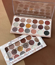 Miss Rose 12 Color Eyeshadow & 6 Color Glitter