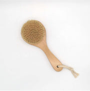 Bath Brush with Wooden Handle | Round