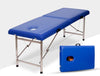 Portable Massage Bed with pillow 180*60*65cm | Blue