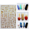 Nail Stickers | R210 | Gold