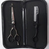 Classic Barber Duo Kit - Faux Leather Case (6" Barber & Feather Razor)