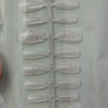 30pcs Glossy Coffin Gradient Press On Nails with UV Gel | C22K-14 | Size S