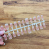 30pcs Glossy Coffin Gradient Press On Nails with UV Gel | C22I-2 | Sizes XS/S/M