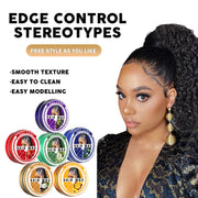 B&C Care Blueberry Edge Control Hair Wax 150g | Strong Hold & Smooth Finish