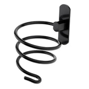 Wall Mounted Hair Dryer Holder Rack | Black (Holder Only)