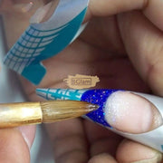 Acrylic Brush with light brown wood handle No 6 Nail Art Brush