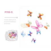 Acrylic Butterfly Nail Art - Available in 5 designs 5 Nail Art