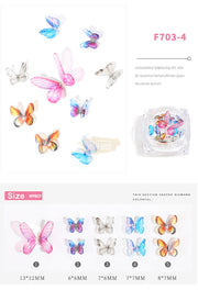Acrylic Butterfly Nail Art - Available in 5 designs Nail Art