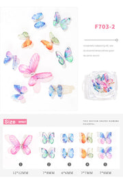 Acrylic Butterfly Nail Art - Available in 5 designs Nail Art