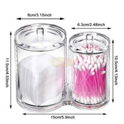 Acrylic Container Organizer | Dual Jars (container only) Storage Containers