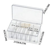 Acrylic Eyelash Tool Storage Organizer Box 21.5*11.5 cm Storage Organizers