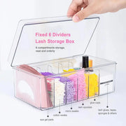 Acrylic Eyelash Tool Storage Organizer Box 21.5*11.5 cm Storage Organizers
