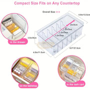 Acrylic Eyelash Tool Storage Organizer Box 21.5*11.5 cm Storage Organizers
