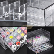Acrylic Nail Storage Box Salon Furniture
