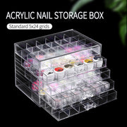Acrylic Nail Storage Box Salon Furniture