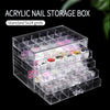 Acrylic Nail Storage Box Salon Furniture