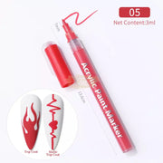 Acrylic Paint Marker Pen - 05 Red Nail Accessories