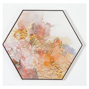 Acrylic Palette Nail Gel Painting Tool Hexagon Acrylic Palette