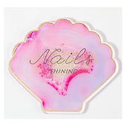 Acrylic Palette Nail Gel Painting Tool Scallop Pink Acrylic Palette