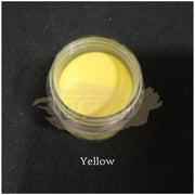 Acrylic Powder 8g | Yellow Nail Art