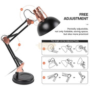 Adjustable Desk Lamp | Black (bulb not included) Desk Lamp