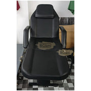 Adjustable Massage Bed/Chair with Stool | Black Facial Chair