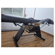 Adjustable Massage Bed/Chair with Stool | Black Facial Chair