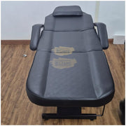 Adjustable Massage Bed/Chair with Stool | Black Facial Chair