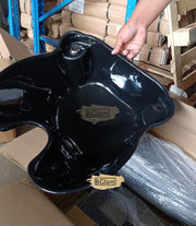 Adjustable Portable Backwash Shampoo Bowl with Sprayer and Foot Pump | Black Shampoo Bowl