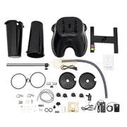 Adjustable Portable Backwash Shampoo Bowl with Sprayer and Foot Pump | Black Shampoo Bowl