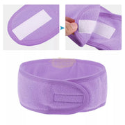 Adjustable Spa Facial Headband | Terry Cloth with Velcro Spa facial headband